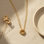 Dainty 3-Ring Pendant Necklace | THE HUBBELL COLLECTIVE