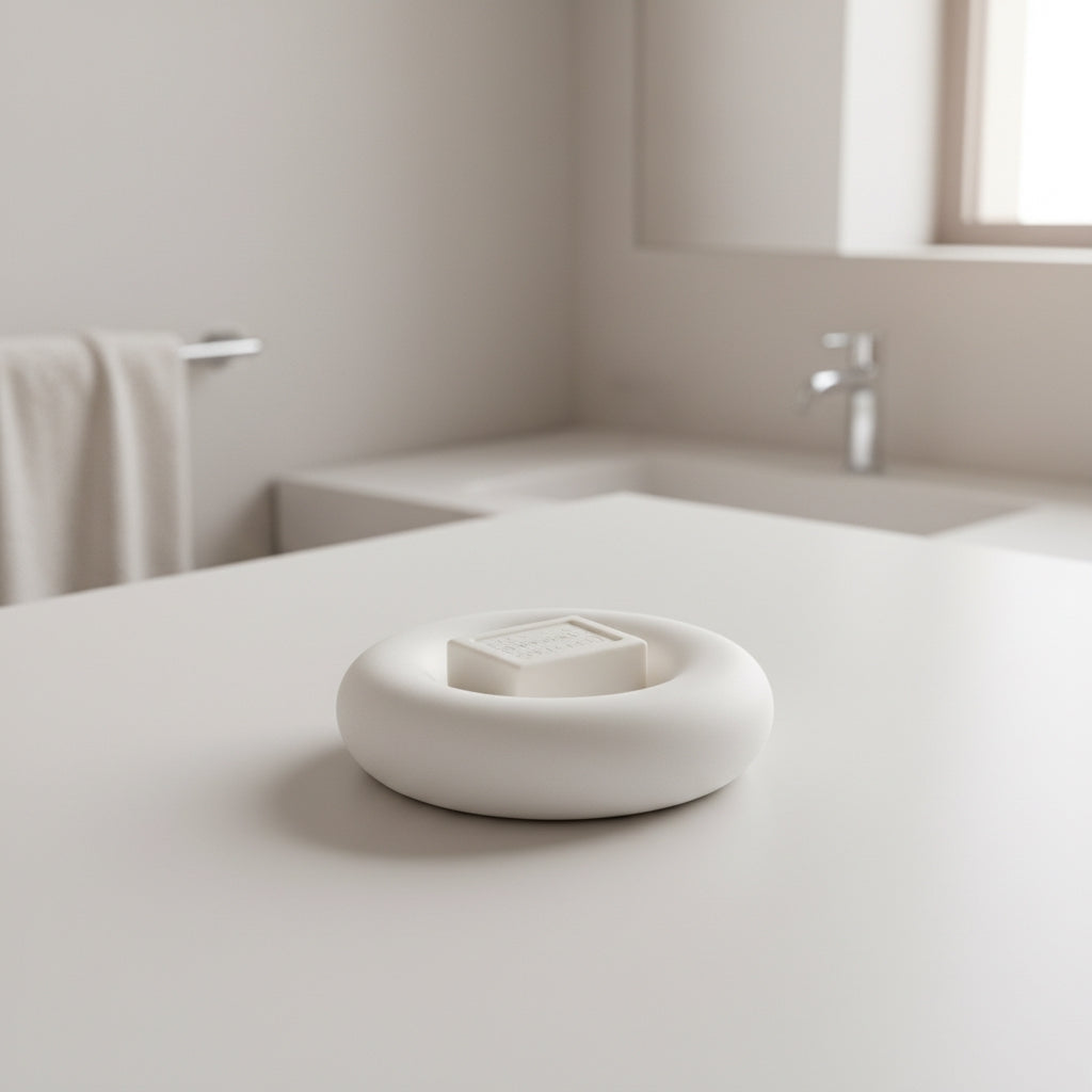 Handmade Jesmonite Round Trinket Tray | THE HUBBELL COLLECTIVE